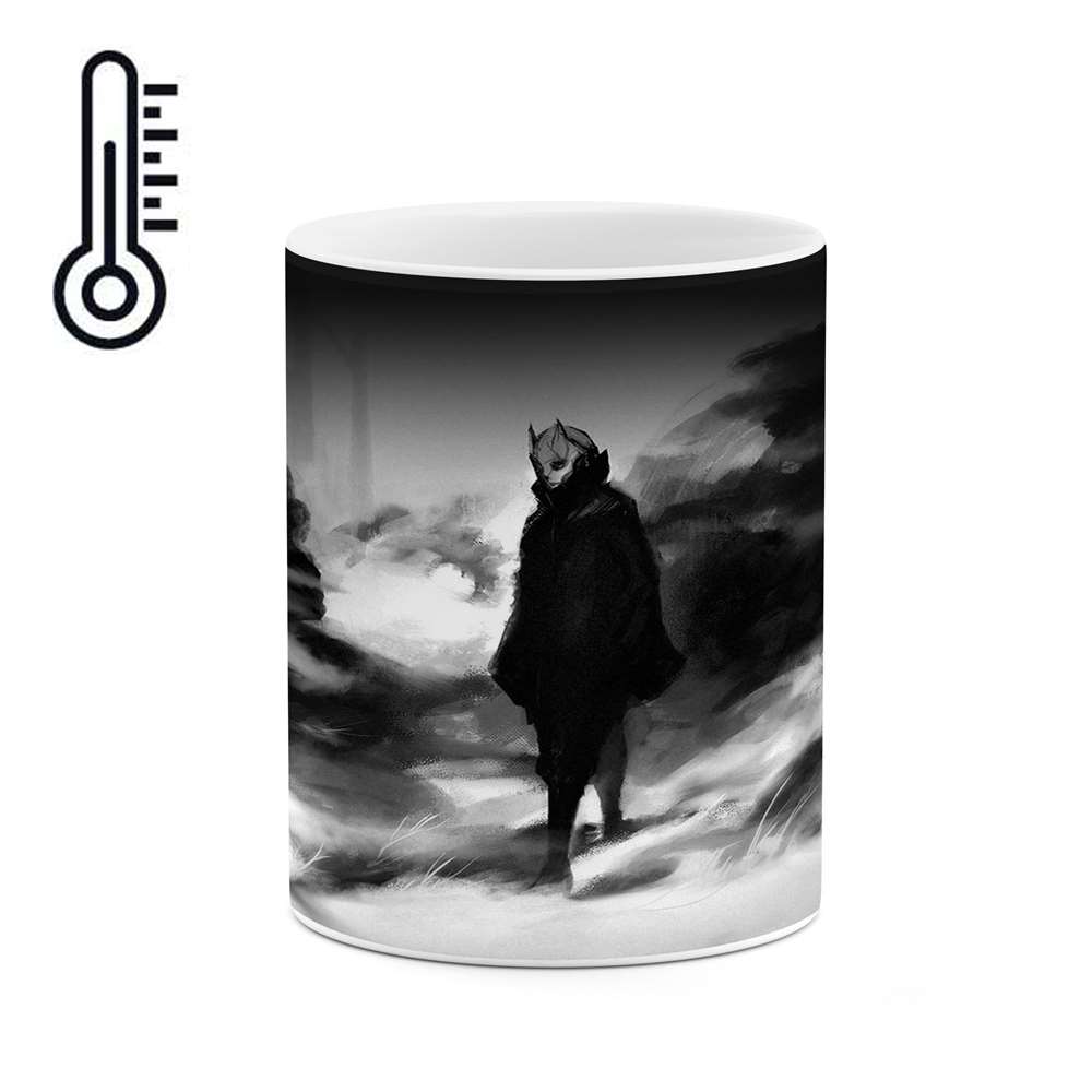 ماگ حرارتی کاکتی طرح نقاشی مدل mgh13617