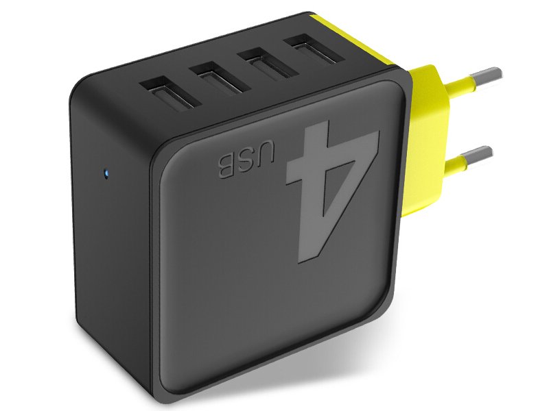 شارژر دیواری 4 پورت راک مدل RWC0236 Sugar Travel Charger