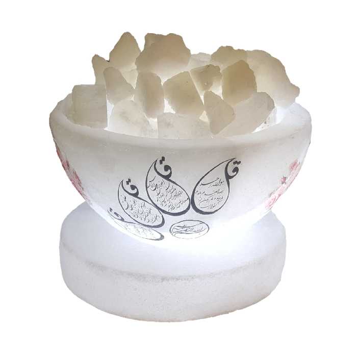 آباژور سنگ نمک طرح شکلات خوری کد WS4GHOL