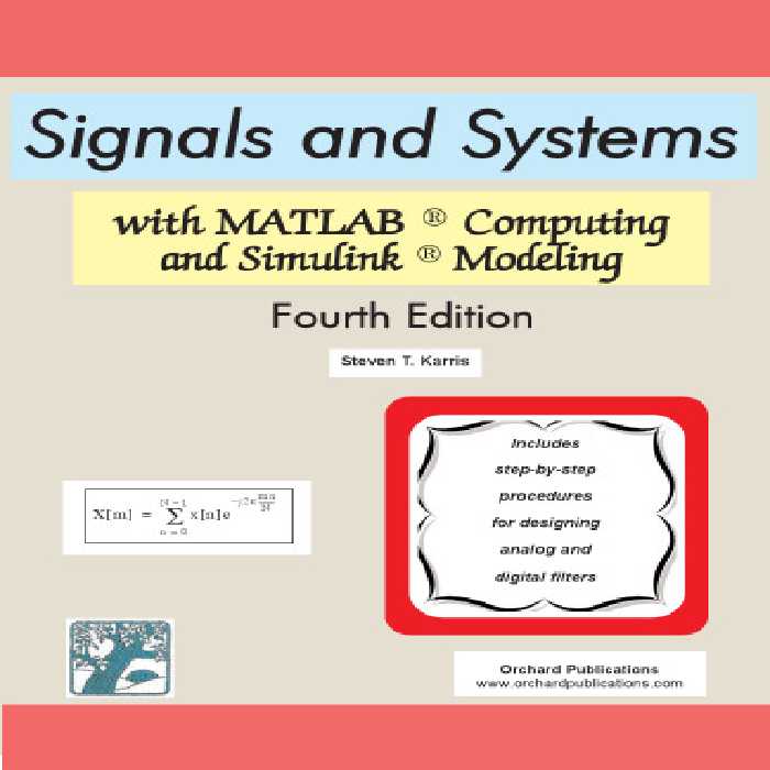 خرید و دانلود نسخه کامل کتاب Signals and Systems with MATLAB Computing and Simulink Modeling, Fourth Edition