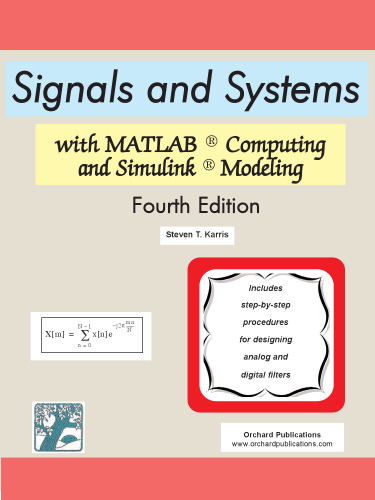 خرید و دانلود نسخه کامل کتاب Signals and Systems with MATLAB Computing and Simulink Modeling, Fourth Edition
