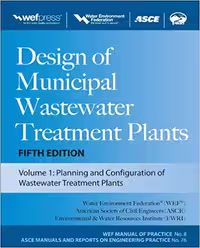خرید و دانلود کتاب Design of Municipal Wastewater Treatment Plants MOP 8