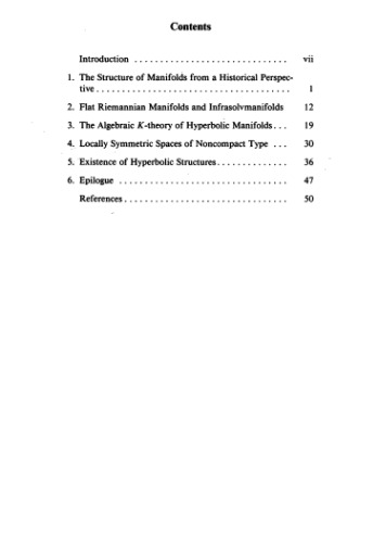 خرید و دانلود نسخه کامل کتاب Classical aspherical manifolds