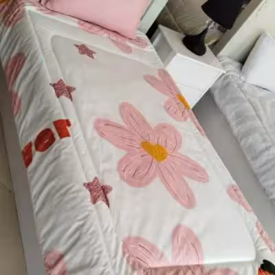 ست روتختی یک نفره طرح گل گلی برند ایپک