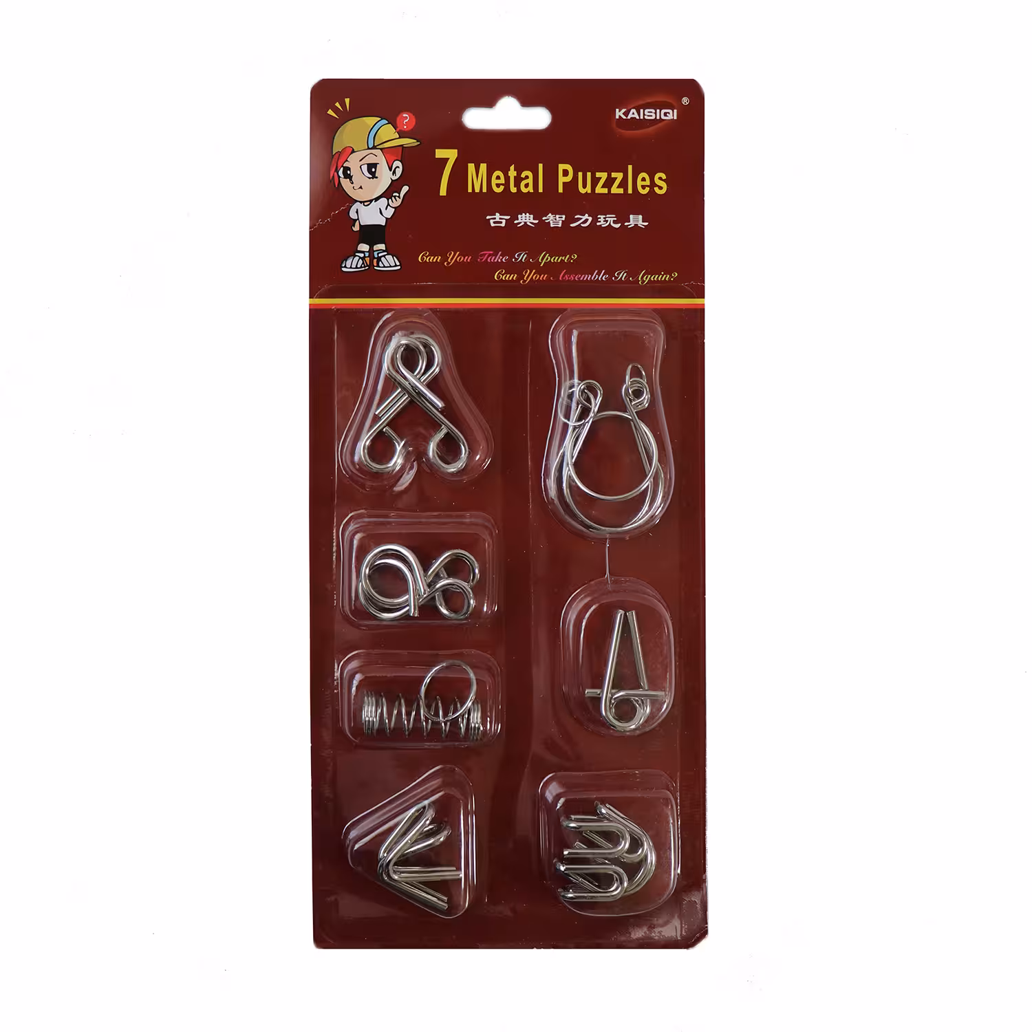 بازی فکری مدل metal puzzle