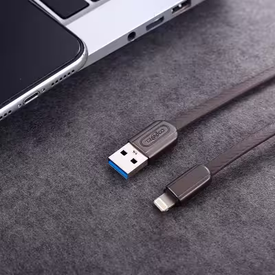 کابل تبدیل USB به لایتنینگ ترانیو  مدل X9 طول 1 متر