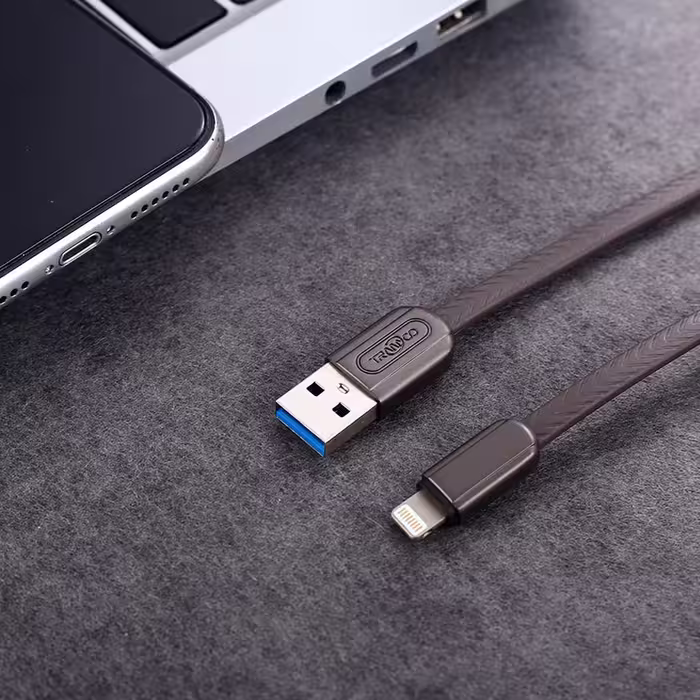کابل تبدیل USB به لایتنینگ ترانیو  مدل X9 طول 1 متر