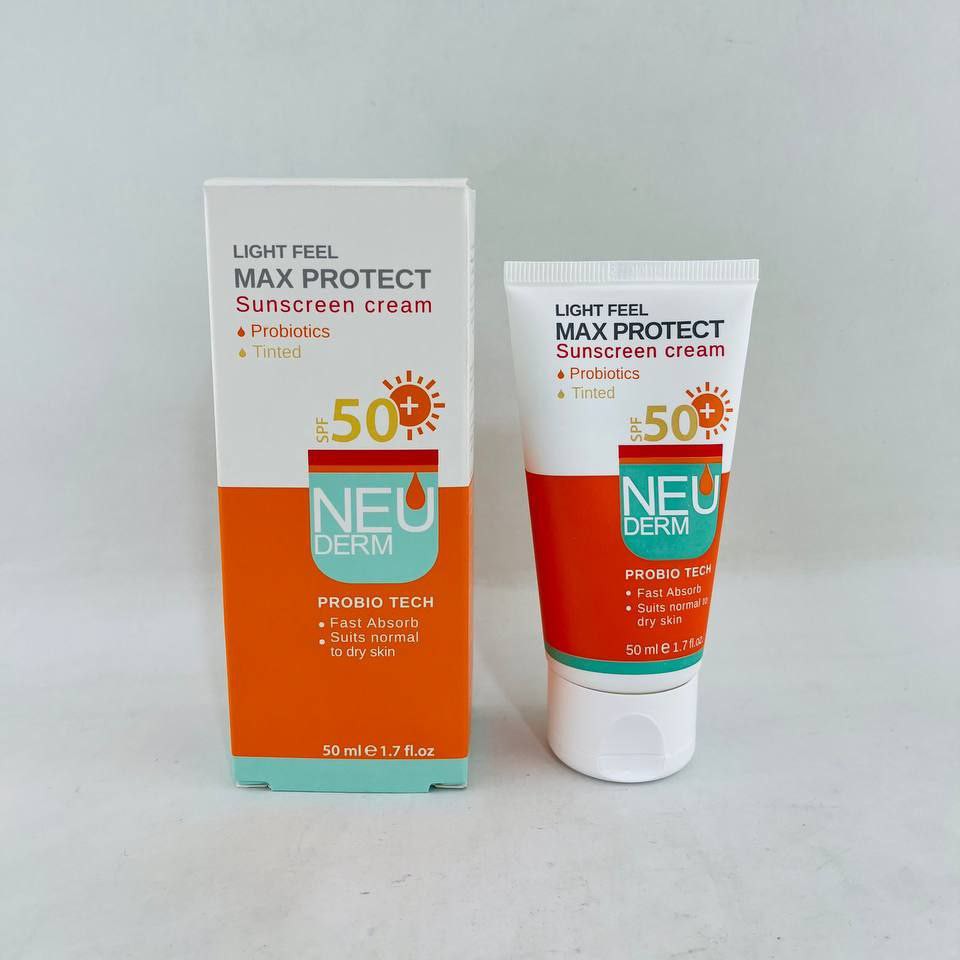 اورجینال کرم ضد آفتاب رنگی مکس پروتکت انواع پوست نئودرم SPF50 
