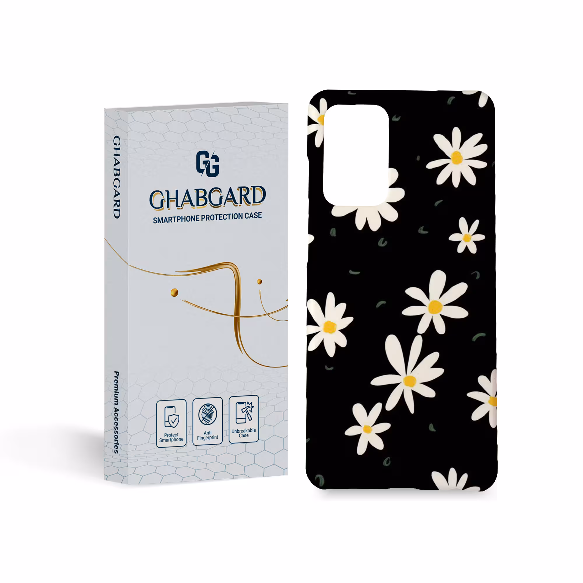 کاور قاب گارد مدل گل مناسب برای گوشی موبایل سامسونگ  galaxy a72