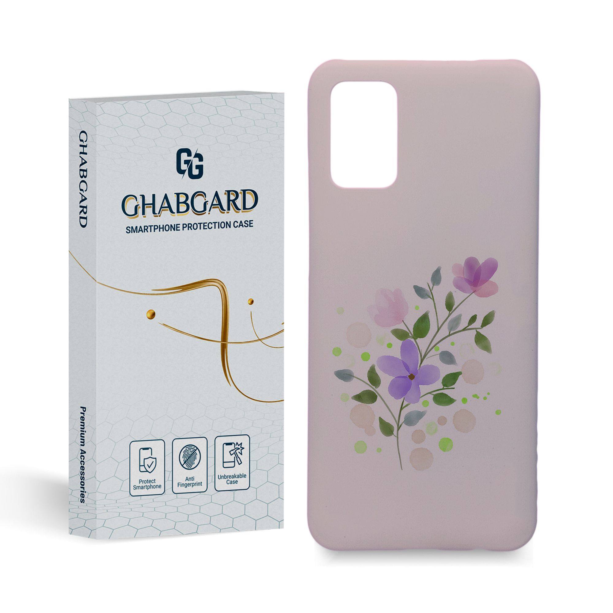 کاور قاب گارد مدل گل  مناسب برای گوشی موبایل سامسونگ galaxy a02s