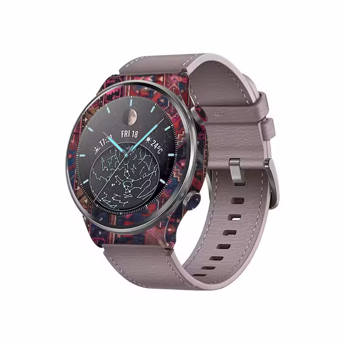برچسب ماهوت طرح Rug مناسب برای ساعت هوشمند هوآوی Watch GT 2 Pro