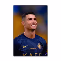 تابلو شاسی گوفی مدل فوتبالی کریستیانو رونالدو طرح CR7 Ronaldo کد SMIL12 | دنیای قاب