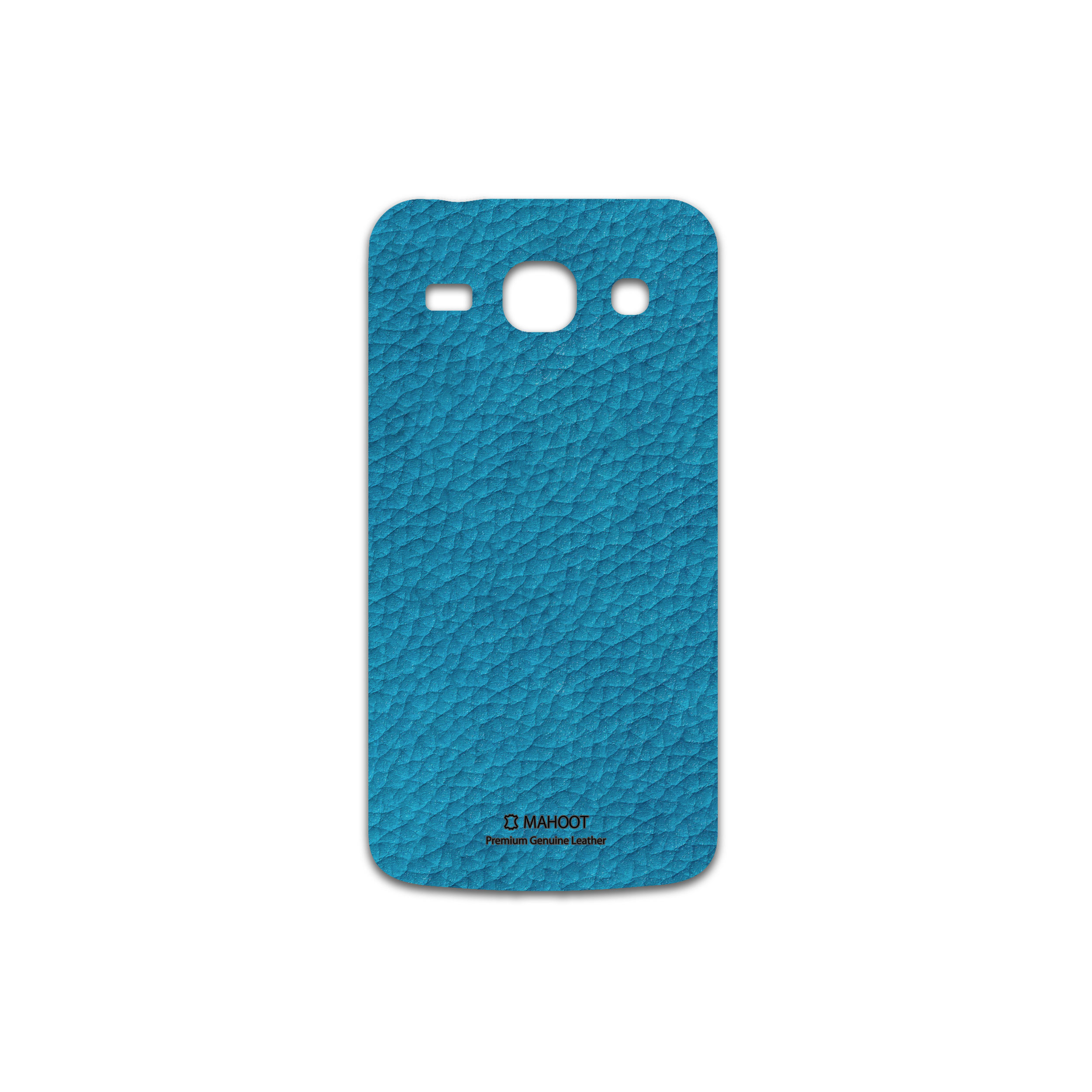 برچسب پوششی ماهوت مدل Blue-Leather مناسب برای گوشی موبایل سامسونگ Galaxy Star 2 Plus