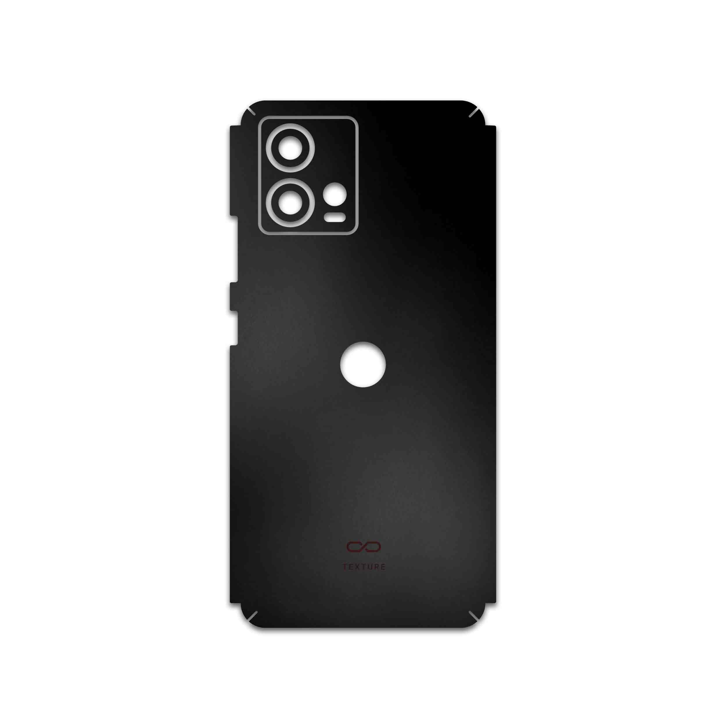 برچسب پوششی ماهوت مدل Matte-Black مناسب برای گوشی موبایل موتورولا Edge 30 Fusion