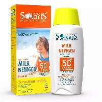 آردن سولاریس لوسیون ضد آفتاب بی رنگ spf 50 کودک و پوست حساس 100 میل MILK
