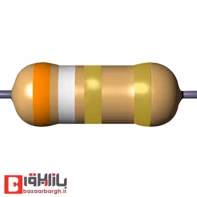 مقاومت 3.9 اهم 1/4 وات 5 درصد