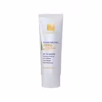 کرم ضد آفتاب بی رنگ آنژسل  SPF50 مدل UVCELL مناسب انواع پوست حجم 40 میلی لیتر