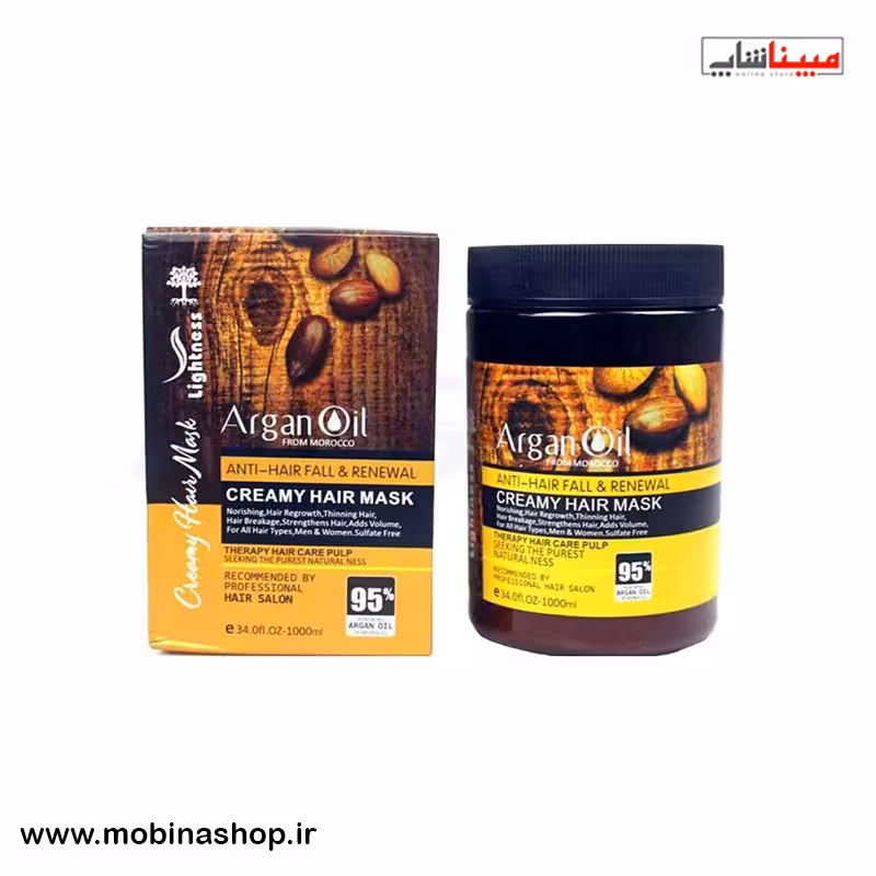 خرید ماسک موی آرگان بدون سولفات لایتنس[اورجینال 5 ستاره%]