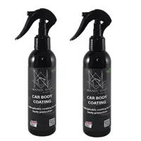   پوشش نانو سرامیک و آبگریز بدنه فوری خودرو نانو گو مدل CAR BODY COATING حجم 250 میلی لیتر بسته 2 عددی