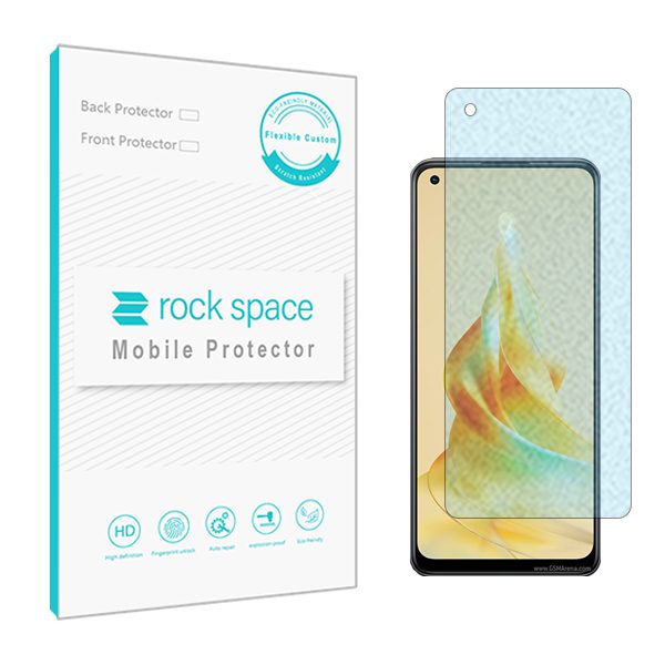 گلس اوپو Reno8 T مدل نانو هیدروژل مات آنتی بلو برند راک اسپیس کد S