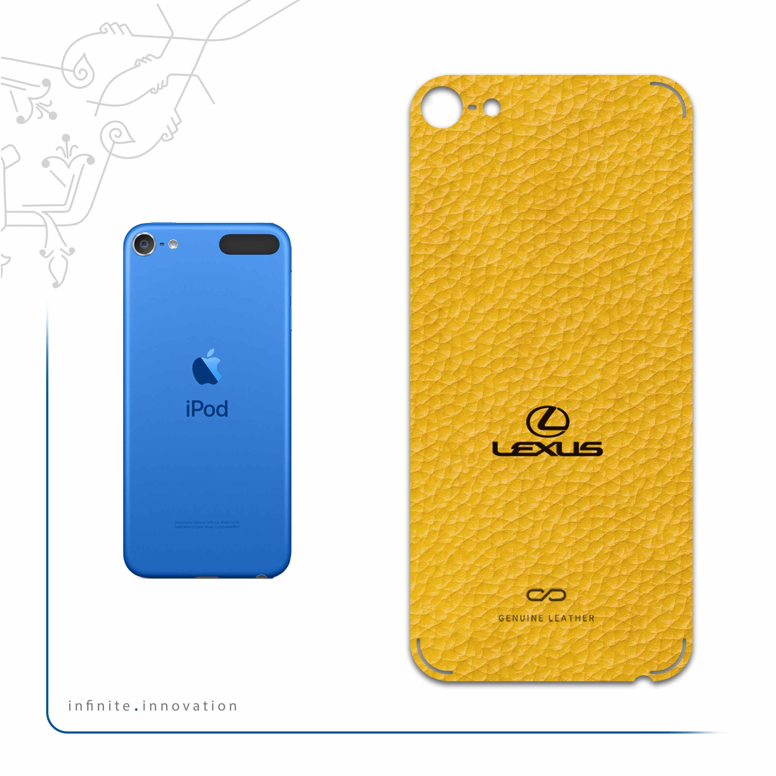 برچسب پوششی ماهوت مدل ML-LXS مناسب برای گوشی موبایل اپل iPod touch 6th generation