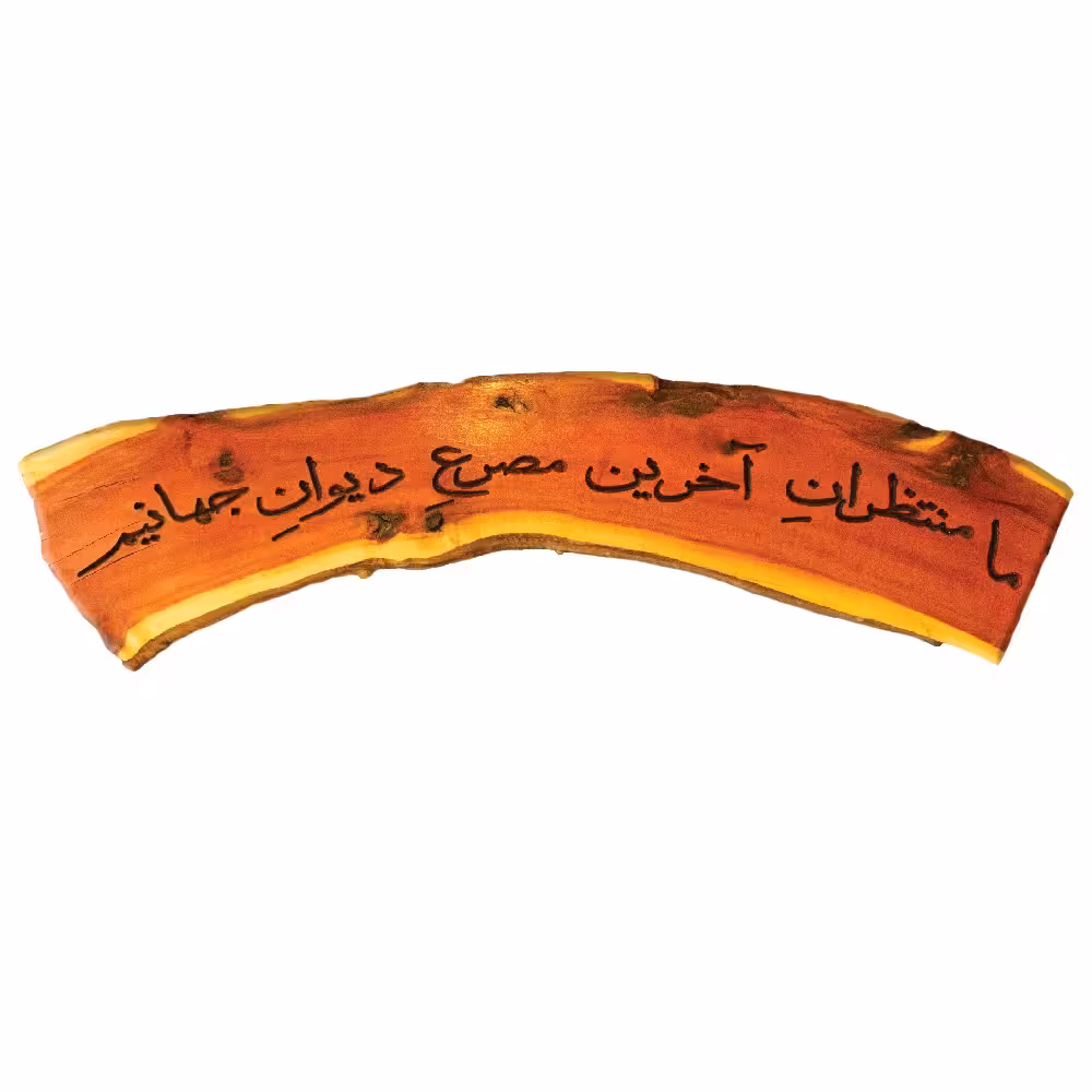 دیوارکوب مدل چوب عناب کد HN1