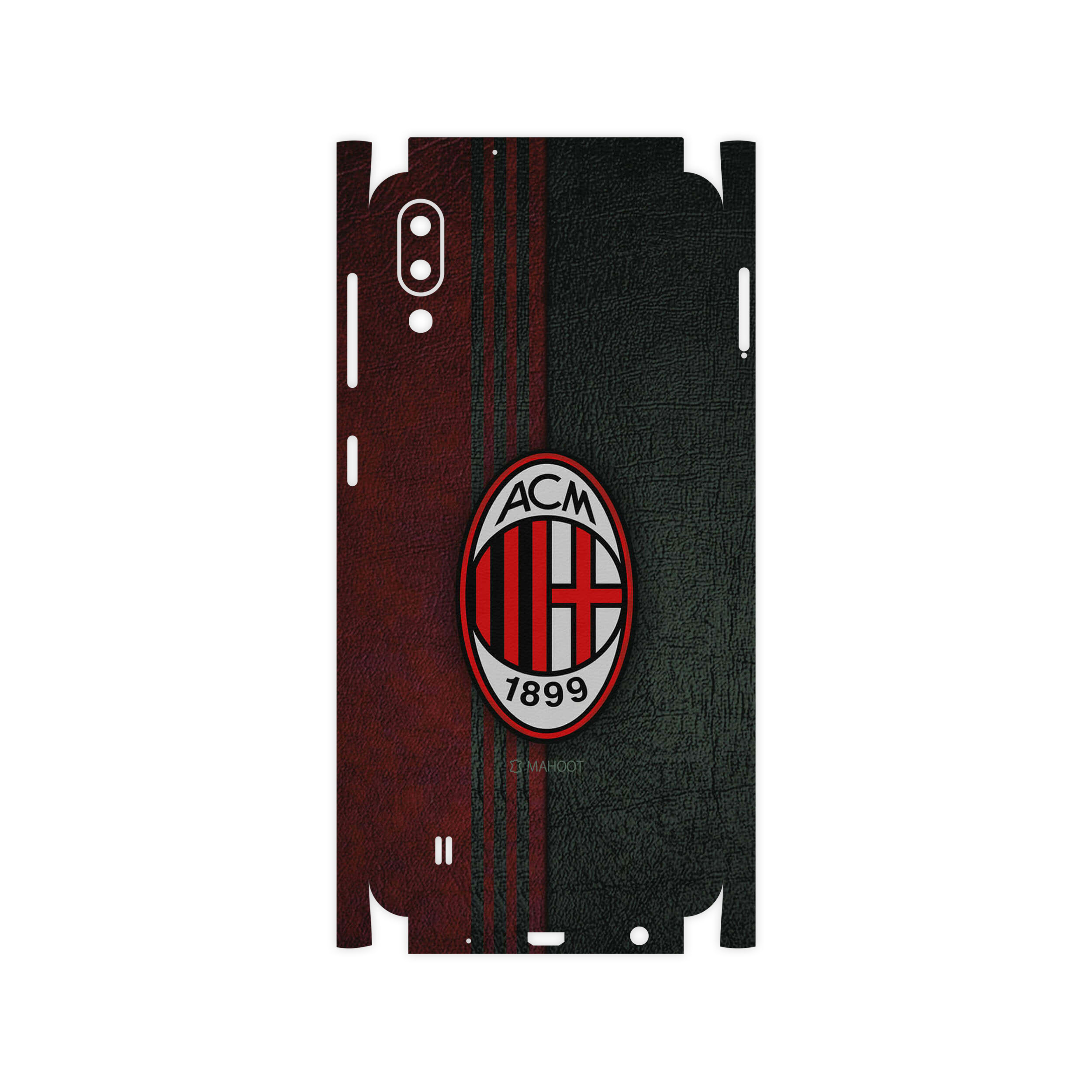 برچسب پوششی ماهوت مدل AC-Milan-FC-FullSkin مناسب برای گوشی موبایل سامسونگ Galaxy M10