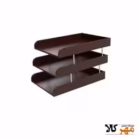 کازيه 3 طبقه چوب فلز نوميز