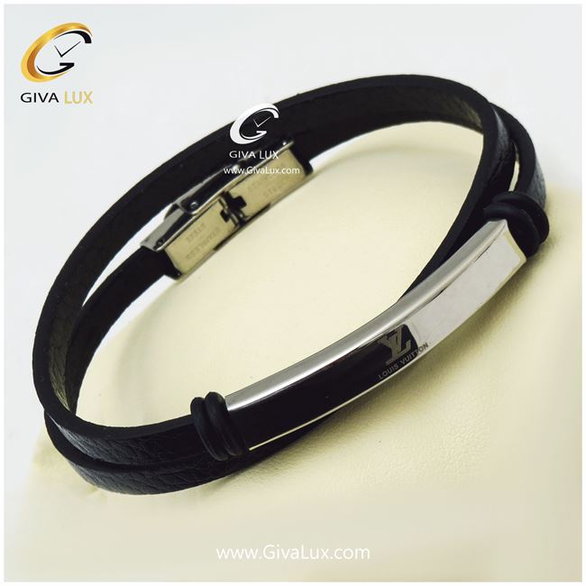دستبند چرمی دودوربندلویی ویتون