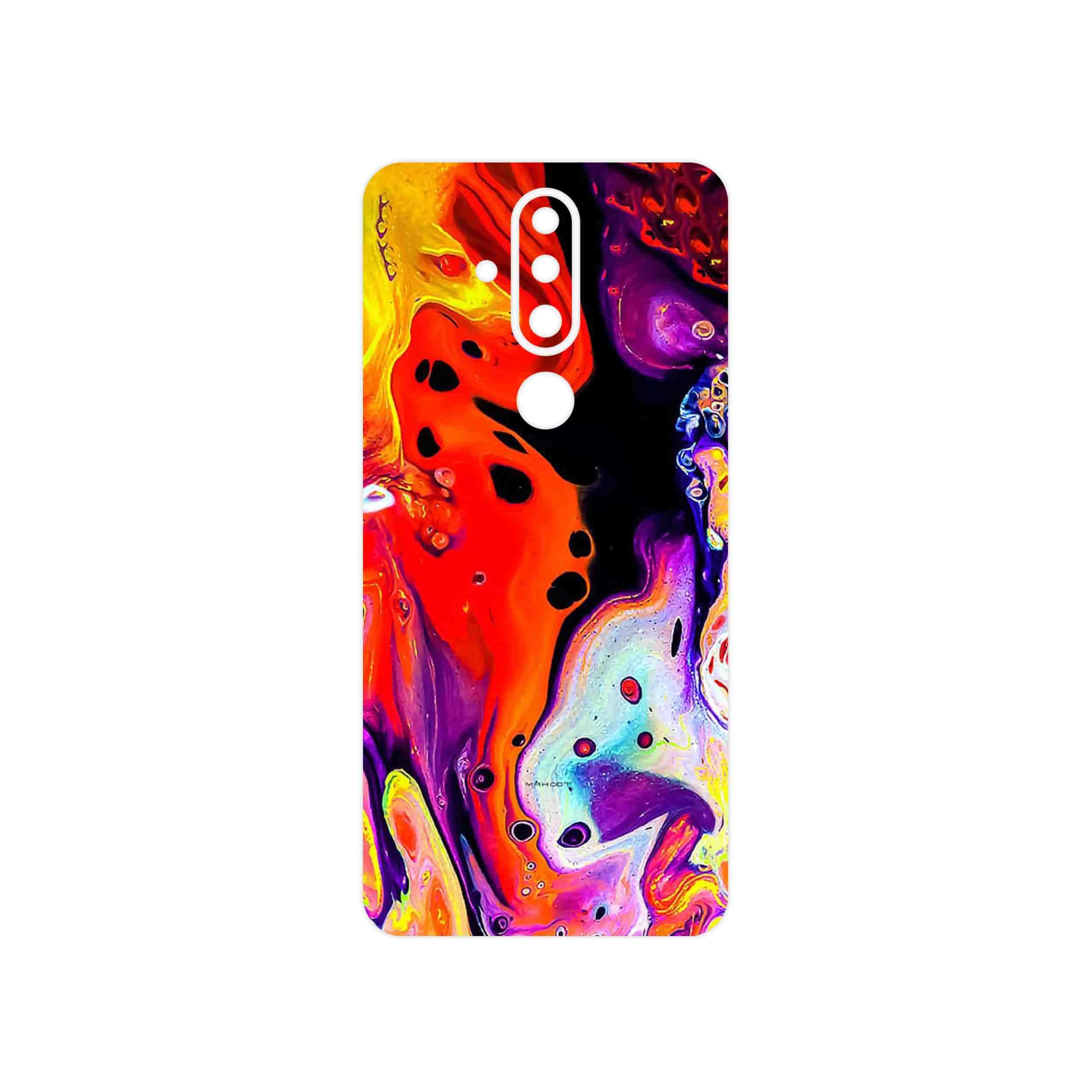 برچسب پوششی ماهوت مدل Abstract Oil Art مناسب برای گوشی موبایل نوکیا X71