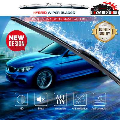 تیغه برف پاک‌کن رویال اسپرت مدل HYBRID PLUS مناسب برای پراید 111 بسته 2 عددی