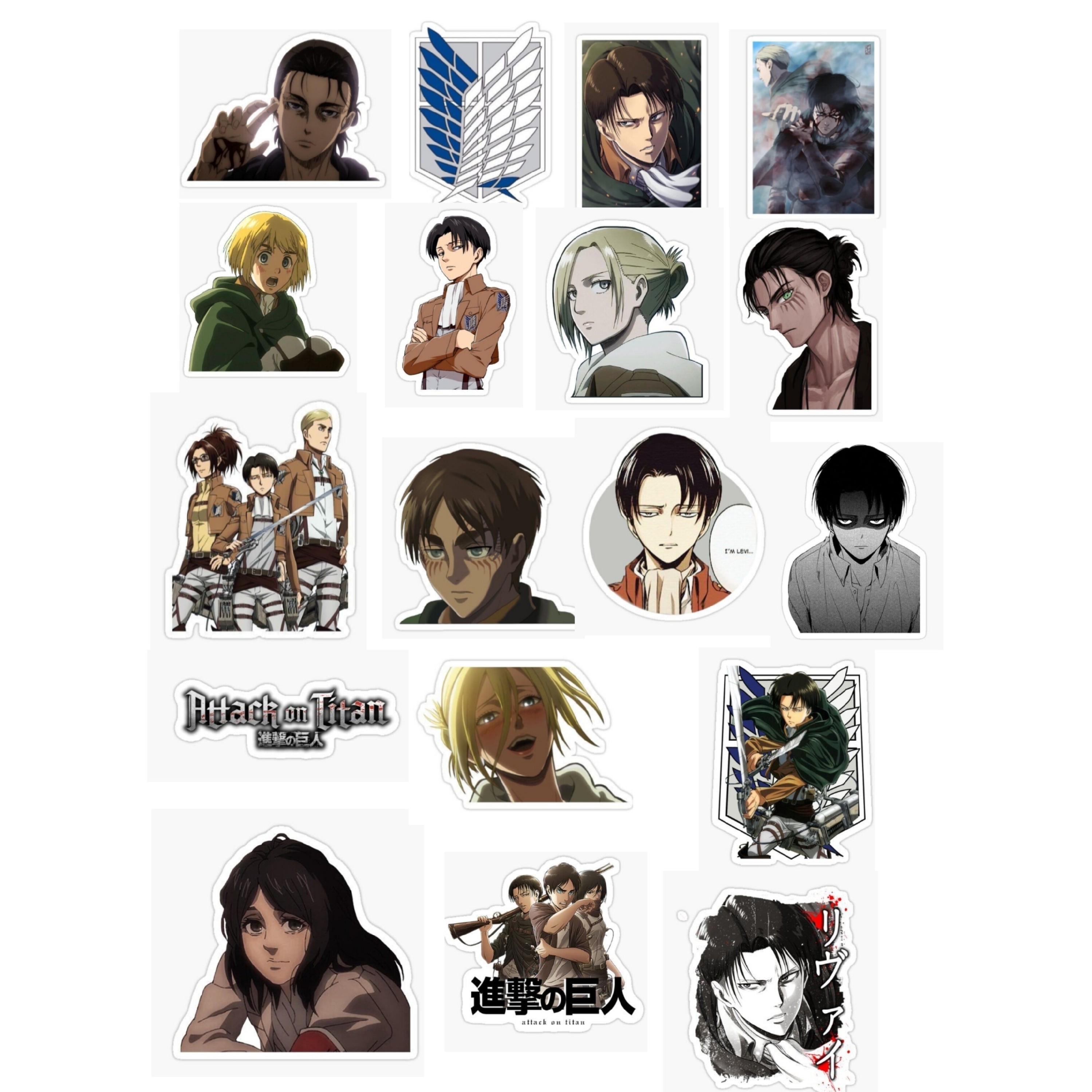 استیکر اتک ان تایتان 