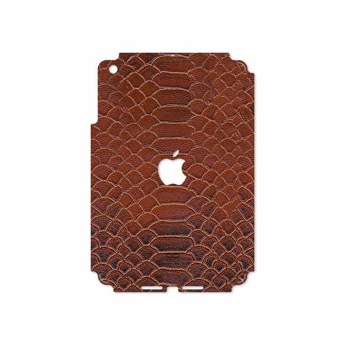 برچسب پوششی ماهوت مدل Brown-Snake-Leather مناسب برای تبلت اپل iPad mini 2012 A1454