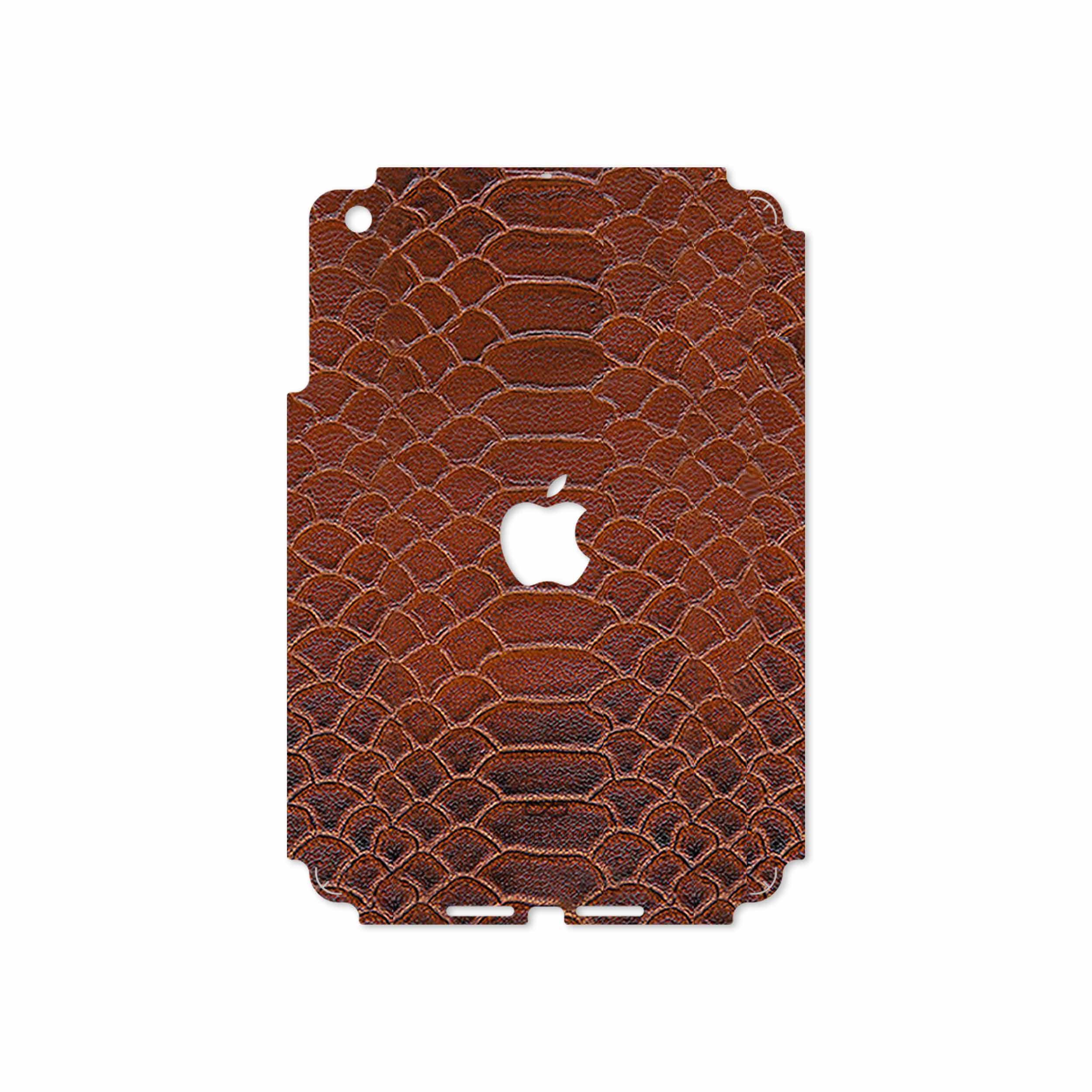 برچسب پوششی ماهوت مدل Brown-Snake-Leather مناسب برای تبلت اپل iPad mini 2012 A1454
