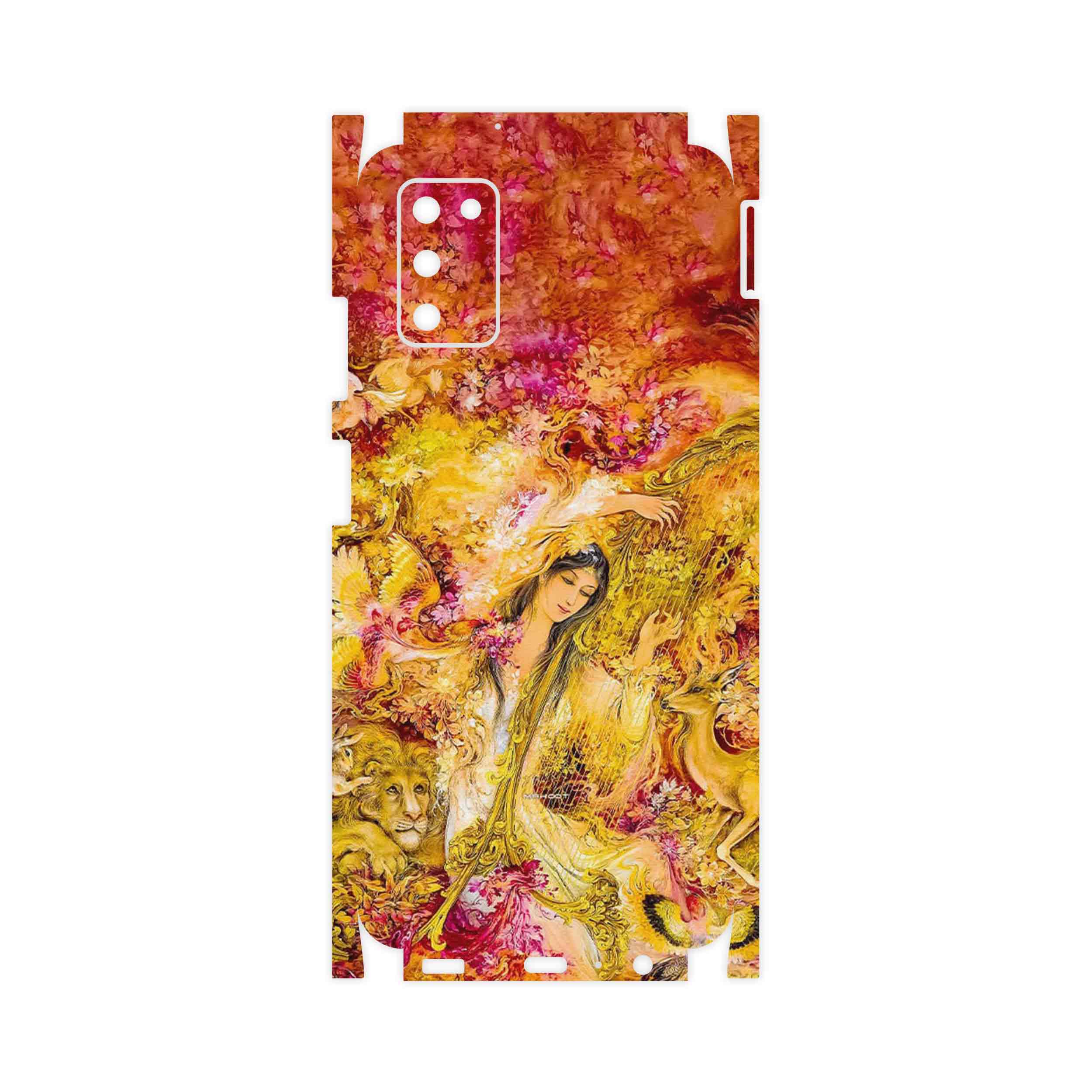 برچسب پوششی ماهوت مدل Persian miniature 1-FullSkin مناسب برای گوشی موبایل سامسونگ Galaxy A03S