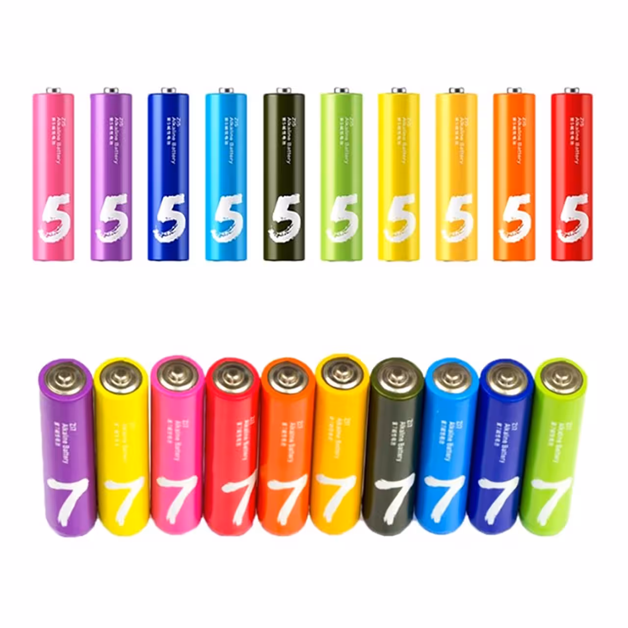 باتری قلمی و نیم قلمی شیائومی مدل ZI5-Z17 مجموعه 20 عددی