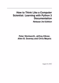 خرید و دانلود نسخه کامل کتاب How to Think Like a Computer Scientist: Learning with Python 3