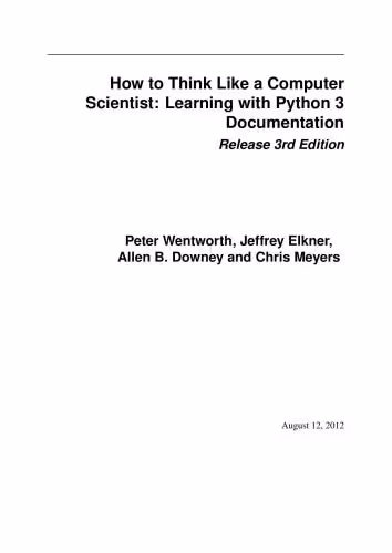خرید و دانلود نسخه کامل کتاب How to Think Like a Computer Scientist: Learning with Python 3