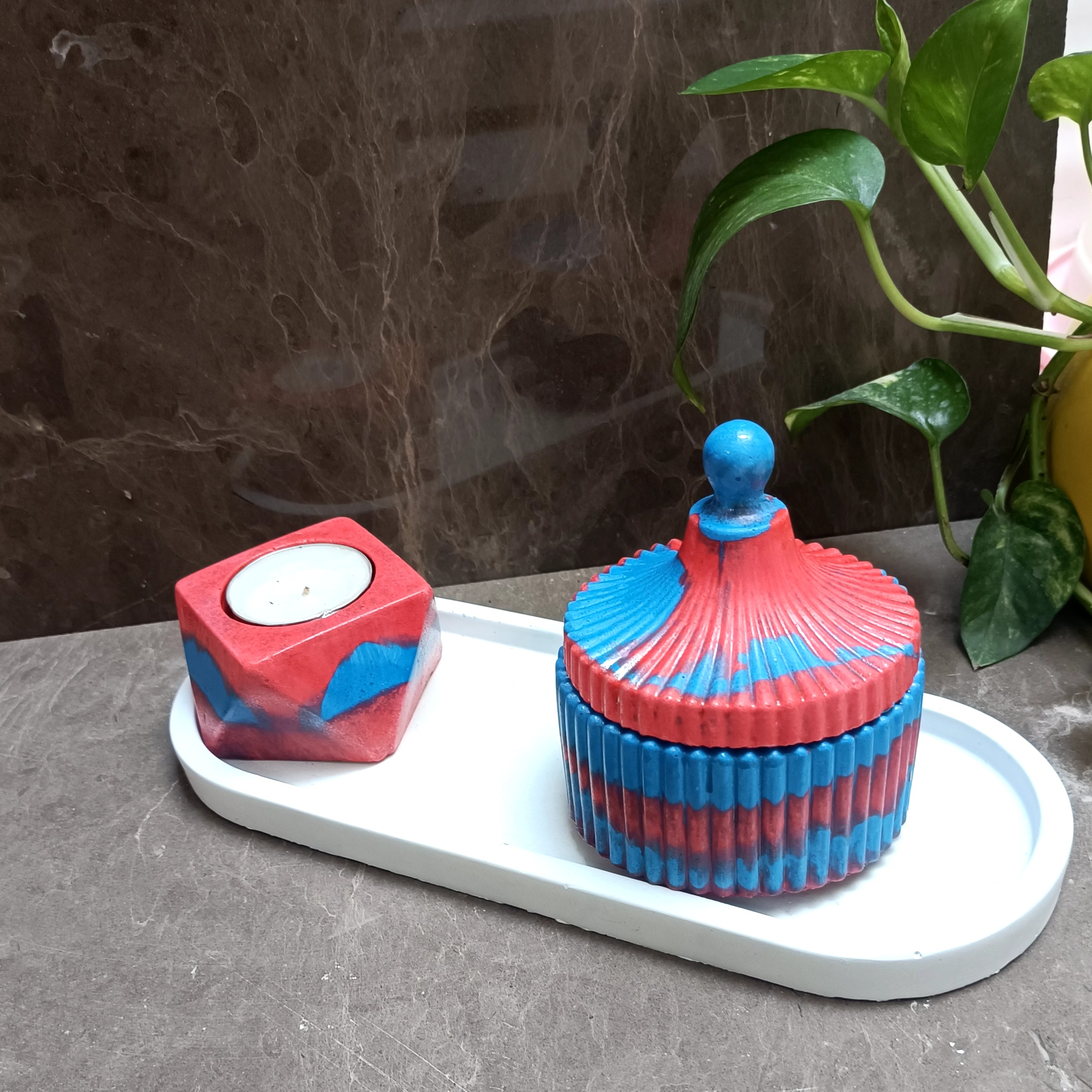 ست 3تکه سنگ مصنوعی 