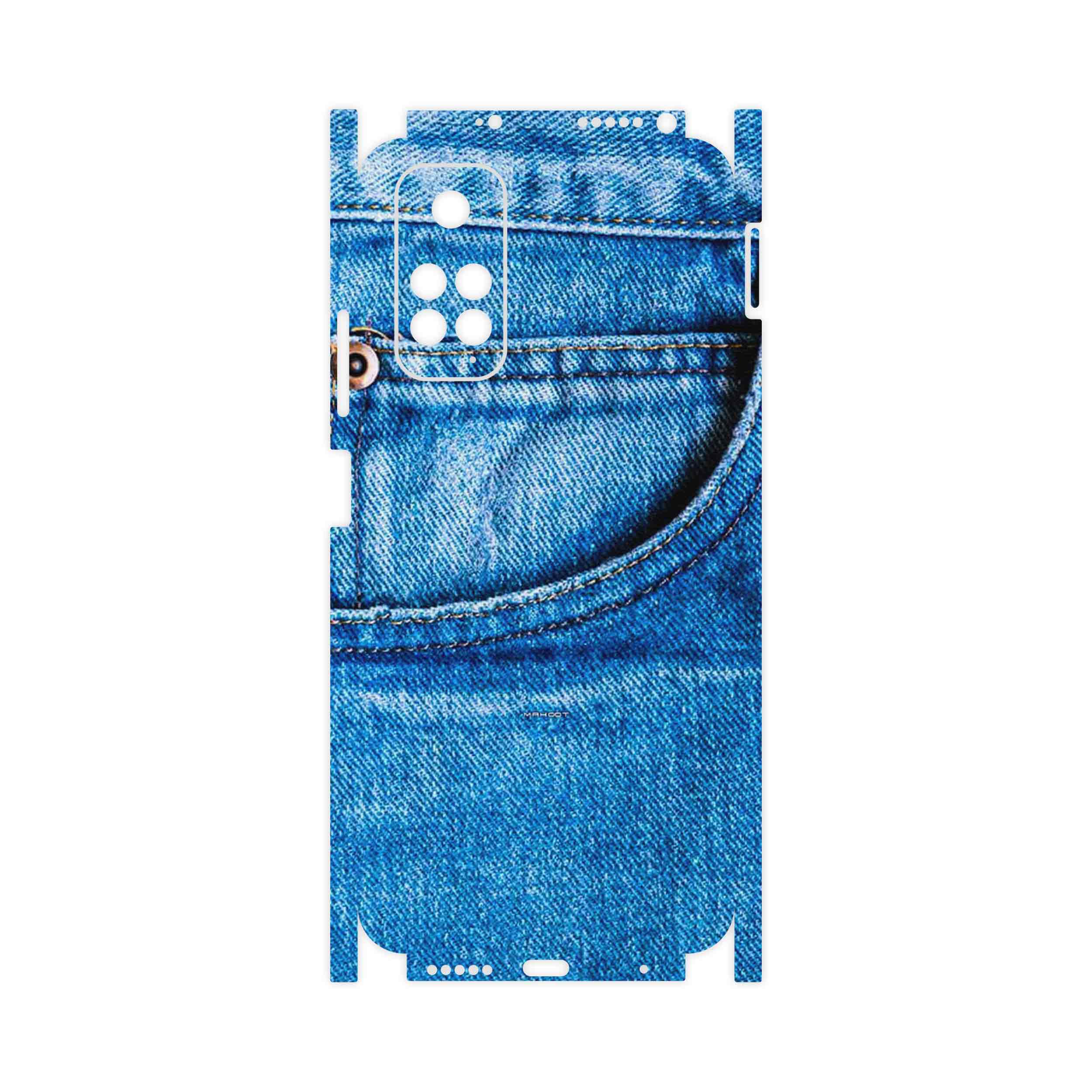 برچسب پوششی ماهوت مدل Fabric Texture 7-FullSkin مناسب برای گوشی موبایل شیائومی Redmi Note 11