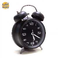 ساعت رومیزی فلزی زنگ دار سایز بزرگ طرح کلاسیک تمام رنگ