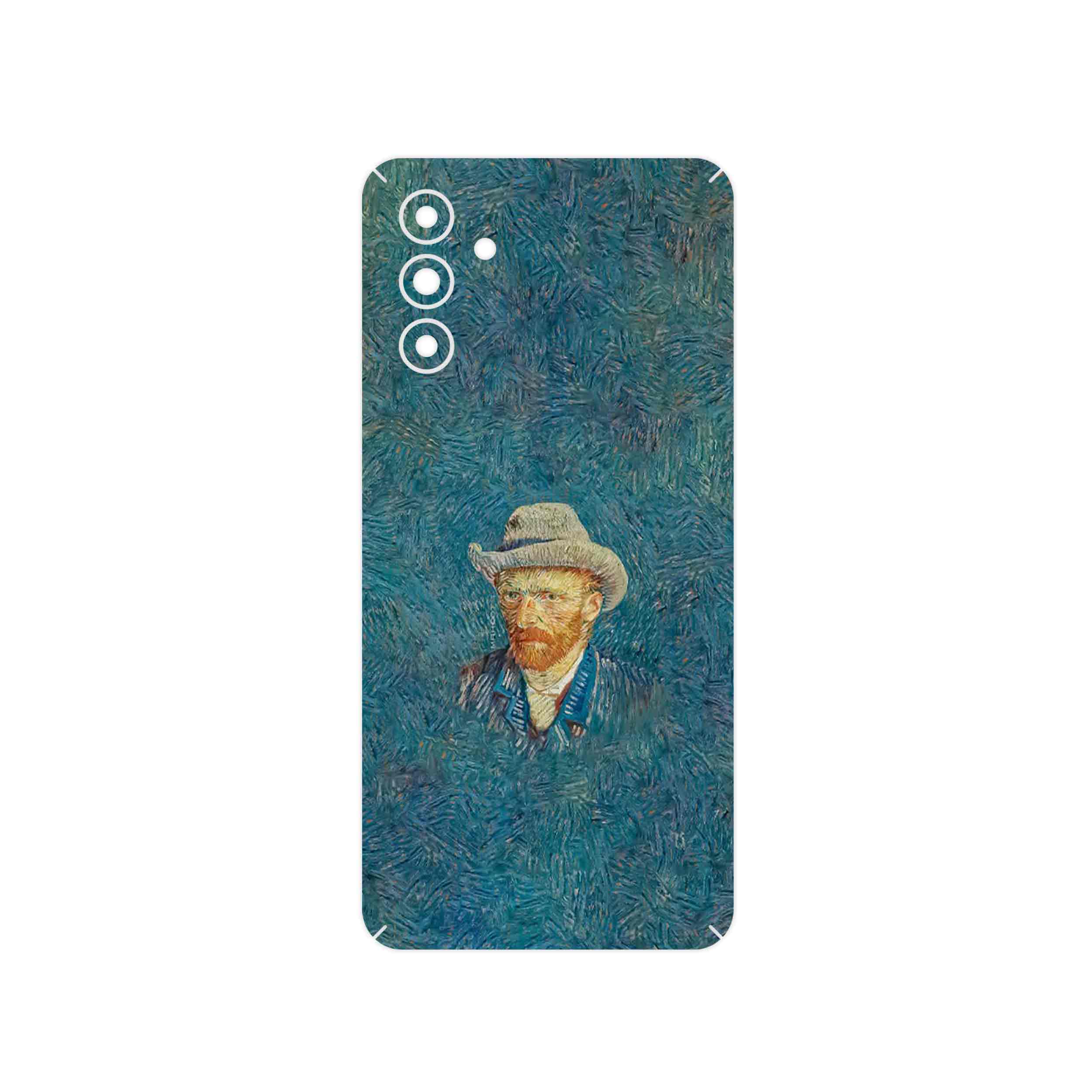 برچسب پوششی ماهوت مدل Self portrait with a gray felt hat مناسب برای گوشی موبایل سامسونگ Galaxy A04s