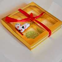 پک اقتصادی صابون 4 عددی معطر درمانی و فانتزی ( آلوئه ورا، زرد چوبه ،گلاب ، شیر عسل) مناسب  هدیه جهیزیه