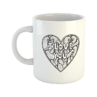 ماگ طرح قلب