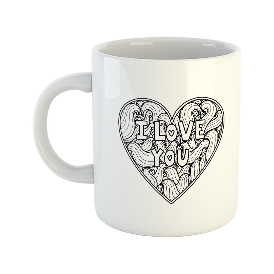 ماگ طرح قلب