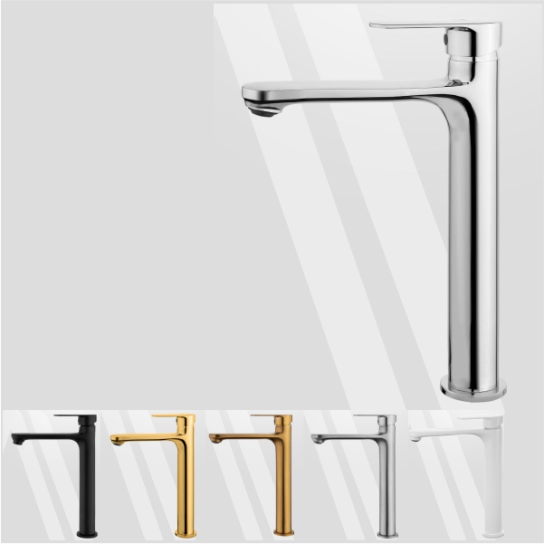 شیر دستشویی پایه بلند البرز روز مدل ونتو