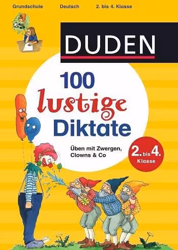 کتاب 100lustige Diktate دیکته خنده دار آلمانی (چاپ رنگی)