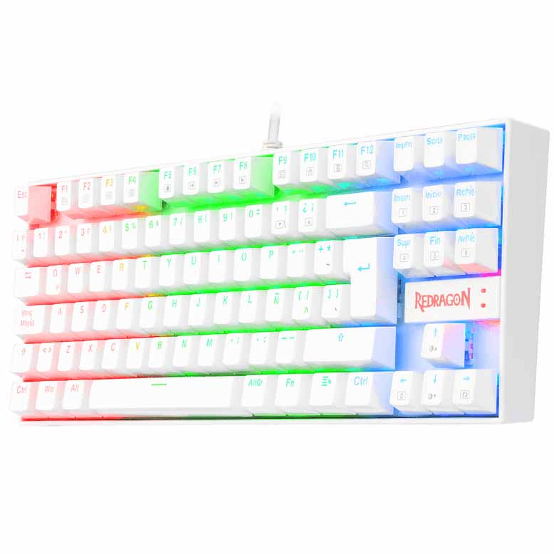 خرید کیبورد ردراگون Redragon K552 Kumara RGB White (کارکرده) با بهترین قیمت