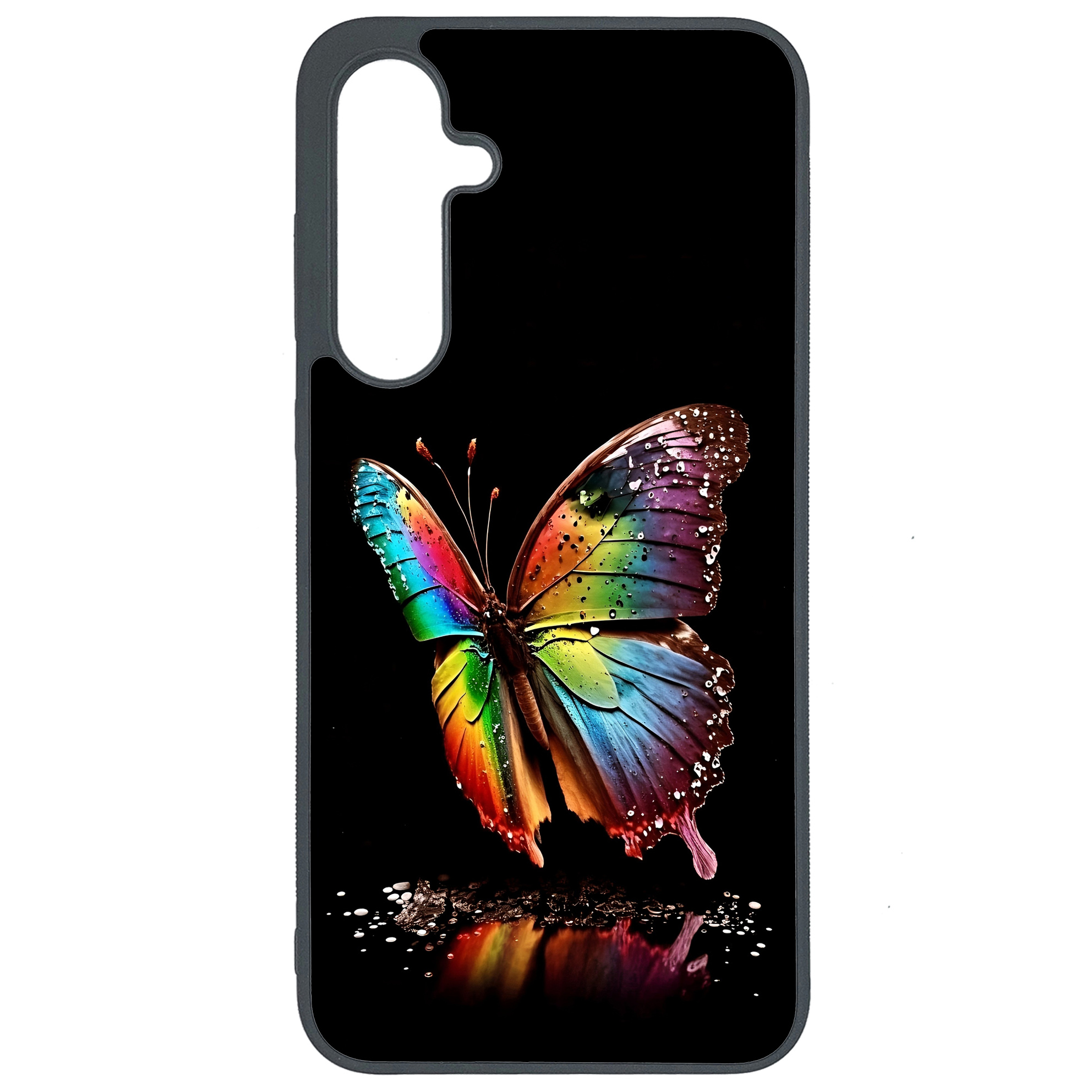 کاور طرح پروانه کد G-038 مناسب برای گوشی موبایل سامسونگ Galaxy A35 | دیجی قاب دونی