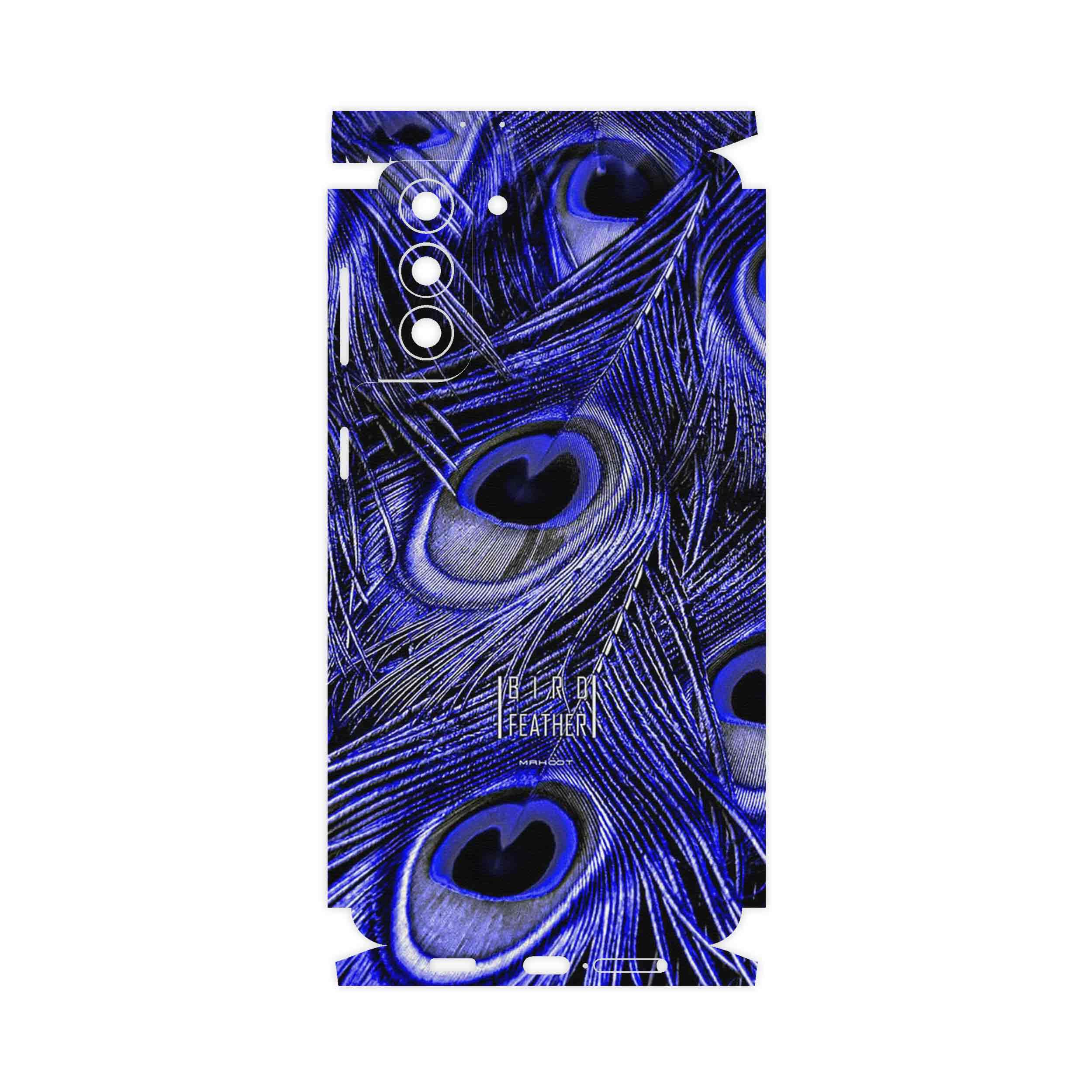 برچسب پوششی ماهوت مدل Purple Feather-FullSkin مناسب برای گوشی موبایل سامسونگ Galaxy S21 Plus 5G
